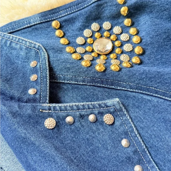 Apache Vintage Embellished Denim Jacket - Picture 3 of 6